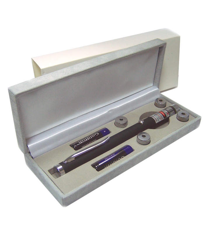 5 in 1 Green Laser Pen with 5 projector caps